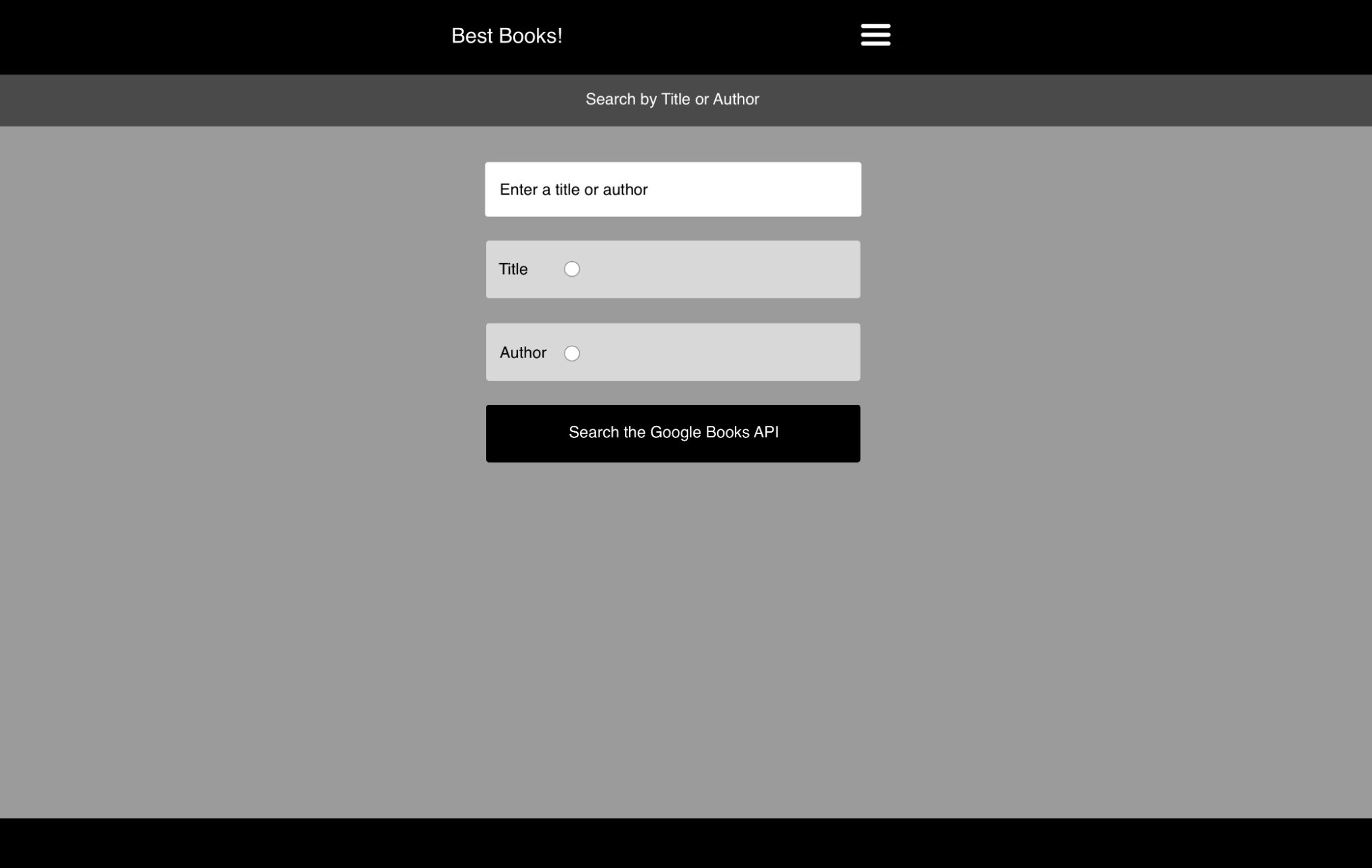 Book App Project