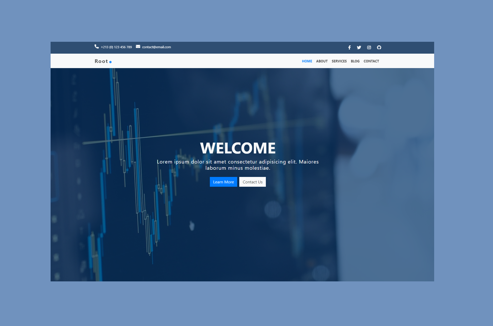 React Company Template Project